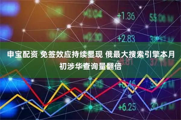 申宝配资 免签效应持续显现 俄最大搜索引擎本月初涉华查询量翻倍
