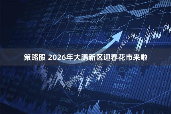 策略股 2026年大鹏新区迎春花市来啦